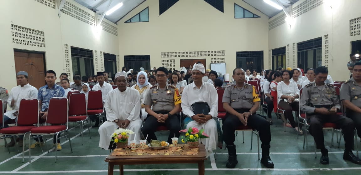 Aksi Toleransi Antar Umat Beragama di Cerminkan Polres Mabar Lewat Buka Puasa Bersama