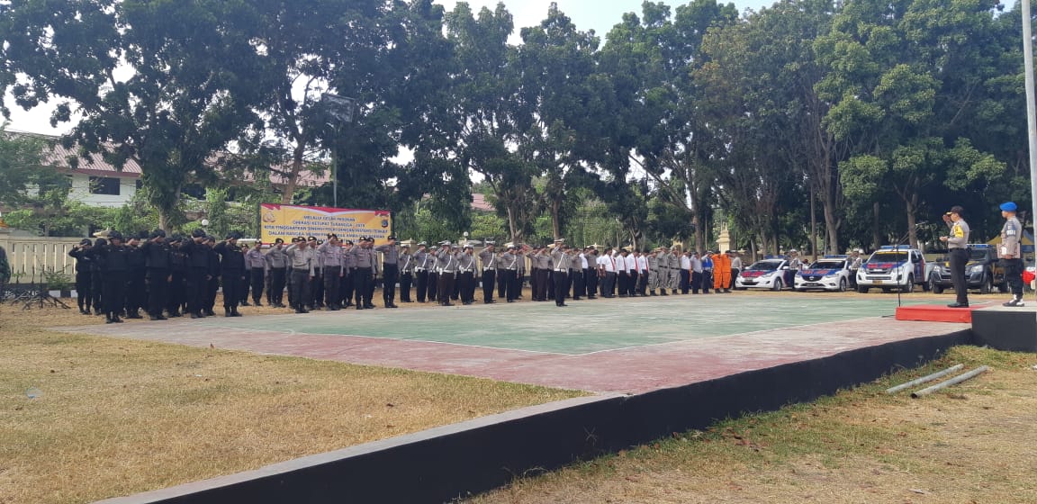 Menghadapi Hari Raya Idul Fitri 1439 H Polres Mabar Laksanakan Gelar Pasukan Operasi Ketupat 2018