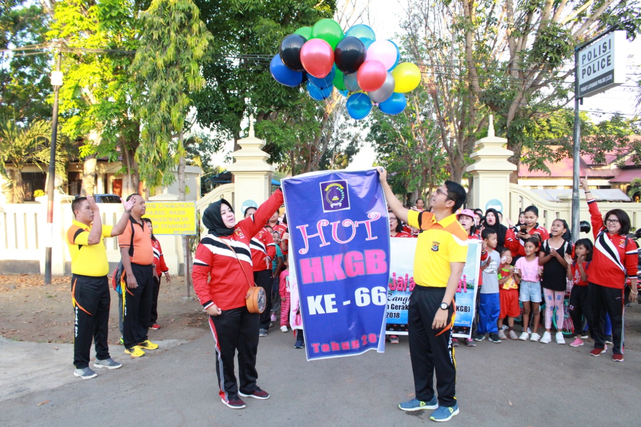 Peringati HKGB Ke-66, Bhayangkari Manggarai Barat Meriahkan Dengan Berbagai Lomba