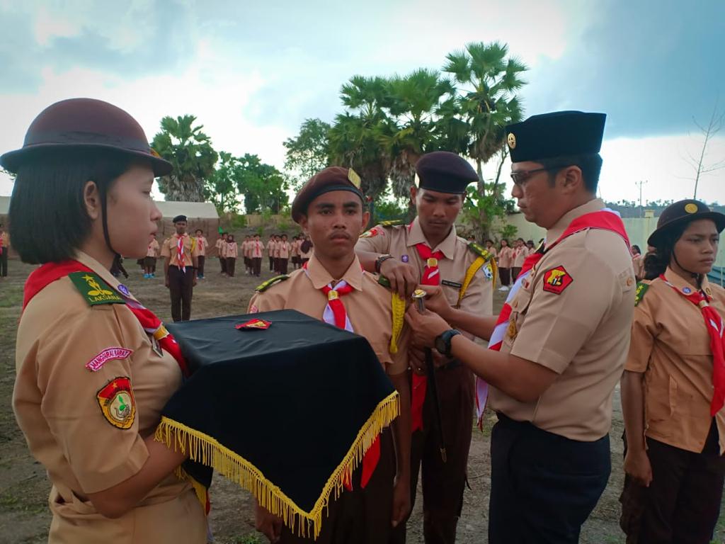 Lantik Anggota Saka Bhayangkara, Ini Yang Disampaikan Kapolres Manggarai Barat