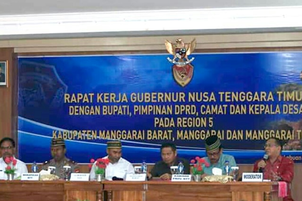 Gubernur Bersama Wakapolda NTT Gelar Rapat Kerja Gubernur di Labuan Bajo