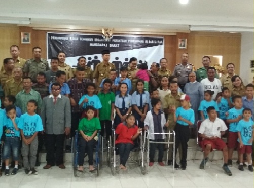 Wakili Kapolres, Wakapolres Manggarai Barat Hadiri Perayaan Hari Penyandang Disabilitas Dunia di Labuan Bajo