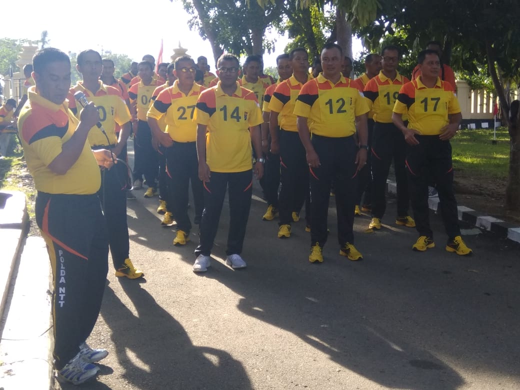 Jaga Kebugaran, Seluruh Anggota Polres Mabar Ikuti Kesamaptaan Jasmani