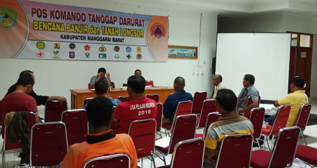 Rapat Evaluasi Bencana, Kapolres Mabar Sebut Tempat Tinggal Para Korban Bakal Direlokasi