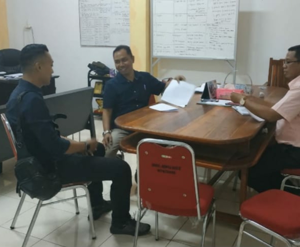 Kasat Intelkam Polres Mabar Audensi Dengan KPU NTT, Bahas Kekurangan Surat Suara Pemilu 2019