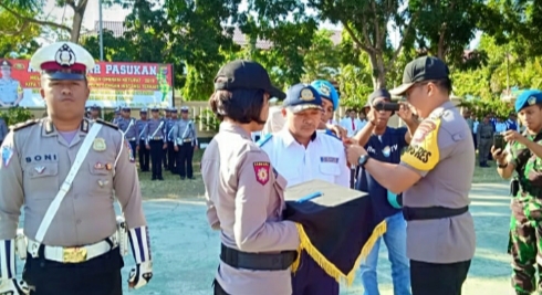 Apel Gelar Pasukan, Polres Mabar Siap Amankan Idul Fitri 2019