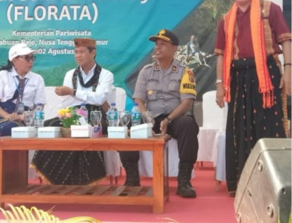 Wakapolres Mabar Hadiri Pembukaan Festival Florata 2019