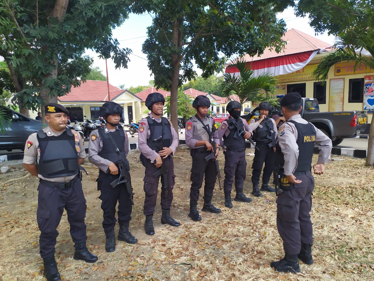 Seluruh Personel Dalmas Polres MabIkuti Pelatihan Peningkatakan Kemampuan