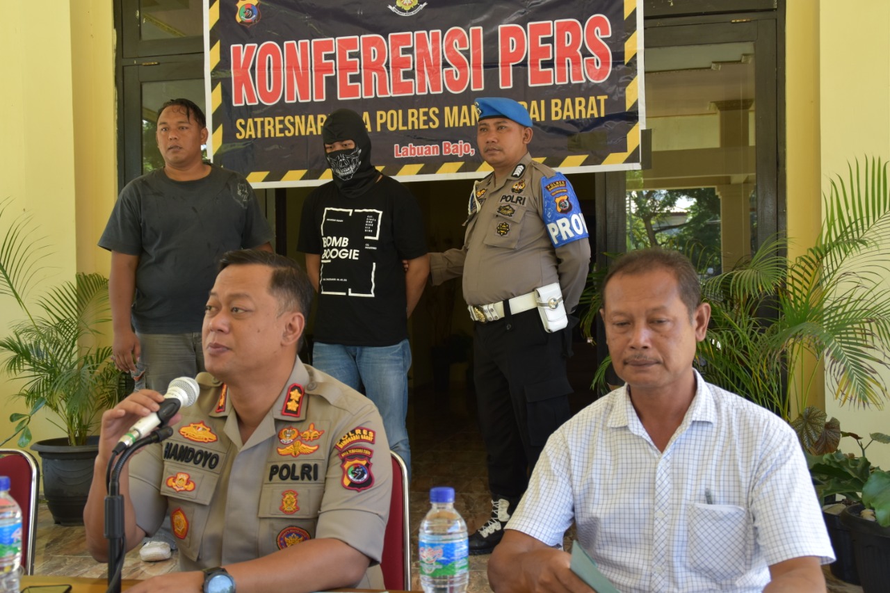 Polres Manggarai Barat Gelar Konferensi Pers Ungkap Kasus Narkotika