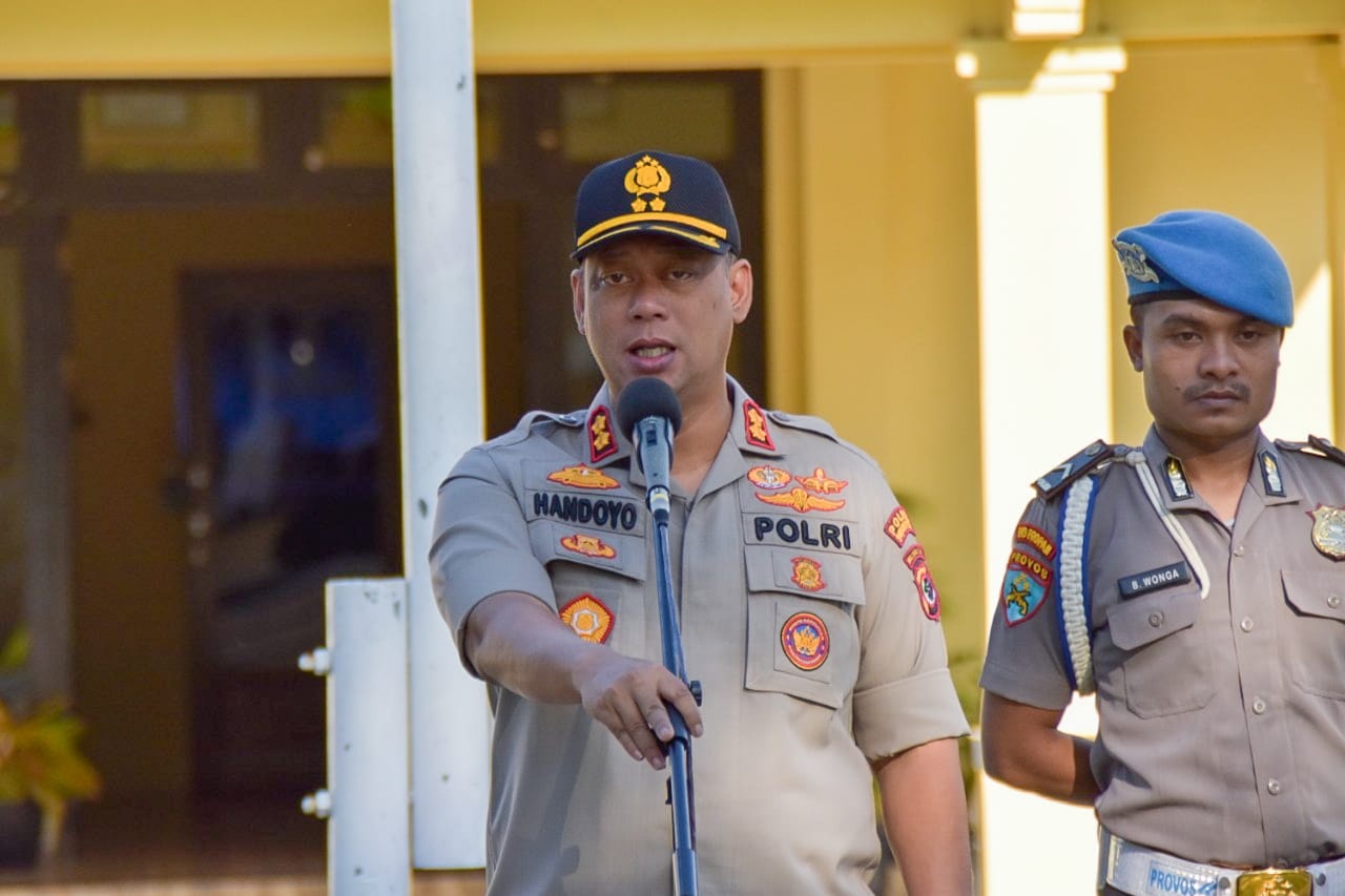 Kapolres Mabar Ajak Personil Jaga Pola Hidup Bersih dan Sehat